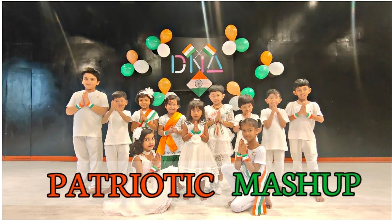PATRIOTIC MASHUP by kids | DNA kids batch |