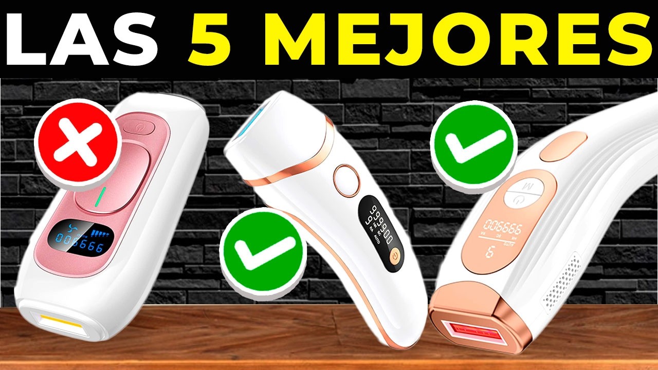 😮 Las 5 MEJORES DEPILADORAS LÁSER IPL en CASA 2025 | Calidad Precio de AMAZON
