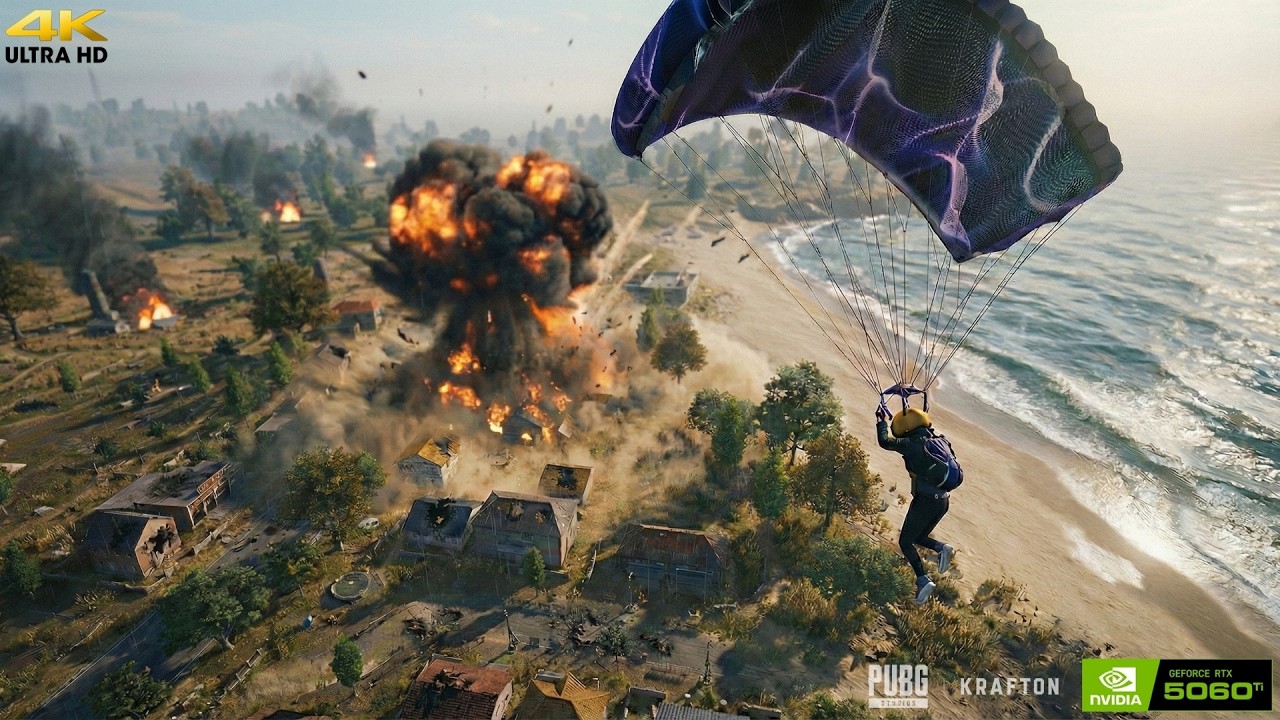Dropping Into Erangel’s Hottest Zone – Full Pressure Battle | PUBG PC Ultra Settings RTX 5060 Ti