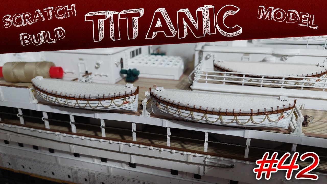 TITANIC SCRATCHBUILD CARDBOARD MODEL - 1/100 Scale - Part 42