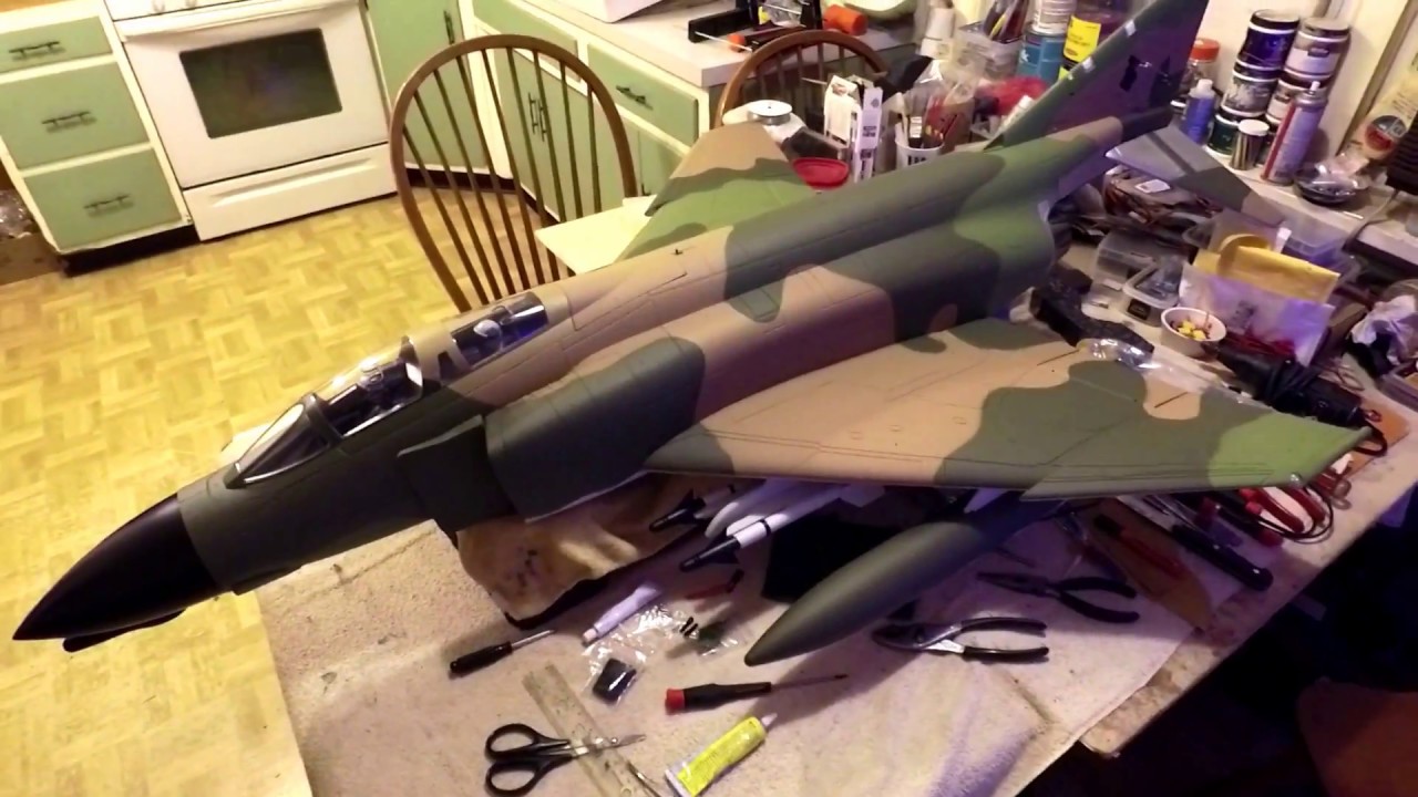 Freewing F-4 D Phantom II  90mm ARF + Plus  (Speed Build) with Dr. Madthrust 12 Blade Metal EDF Unit