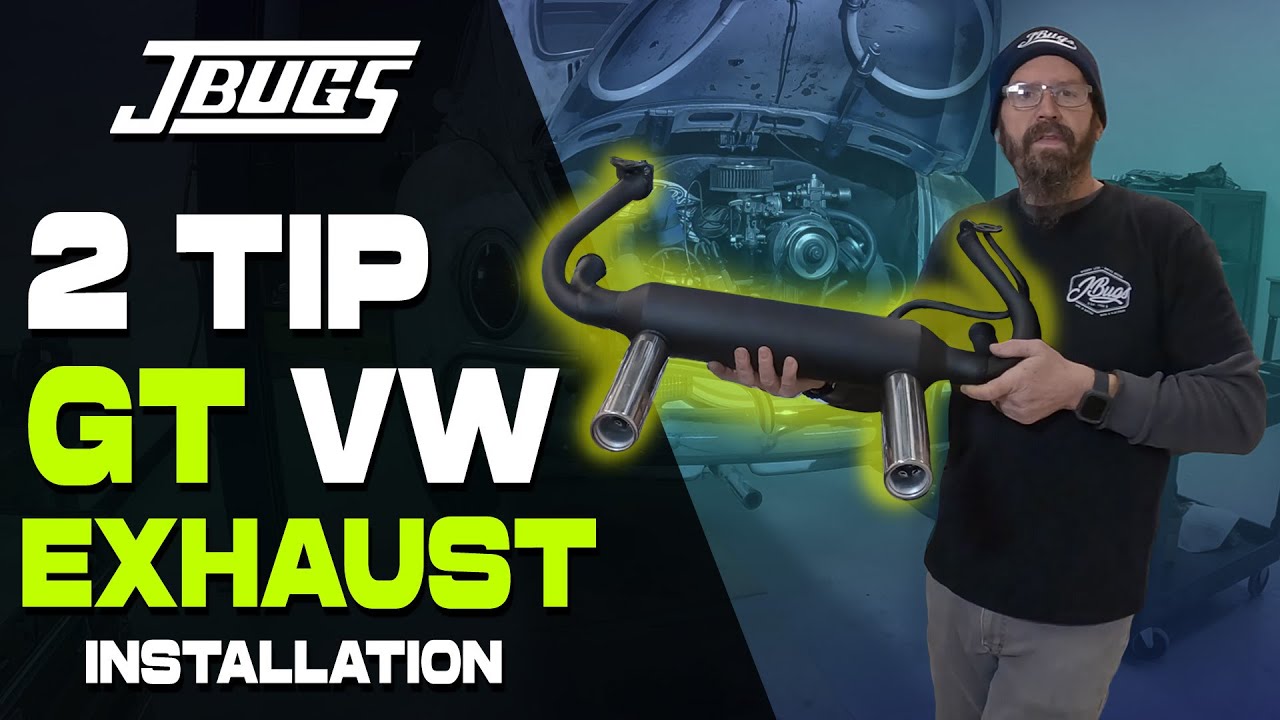 JBugs - 2 Tip GT VW Beetle & Ghia Exhaust Installation