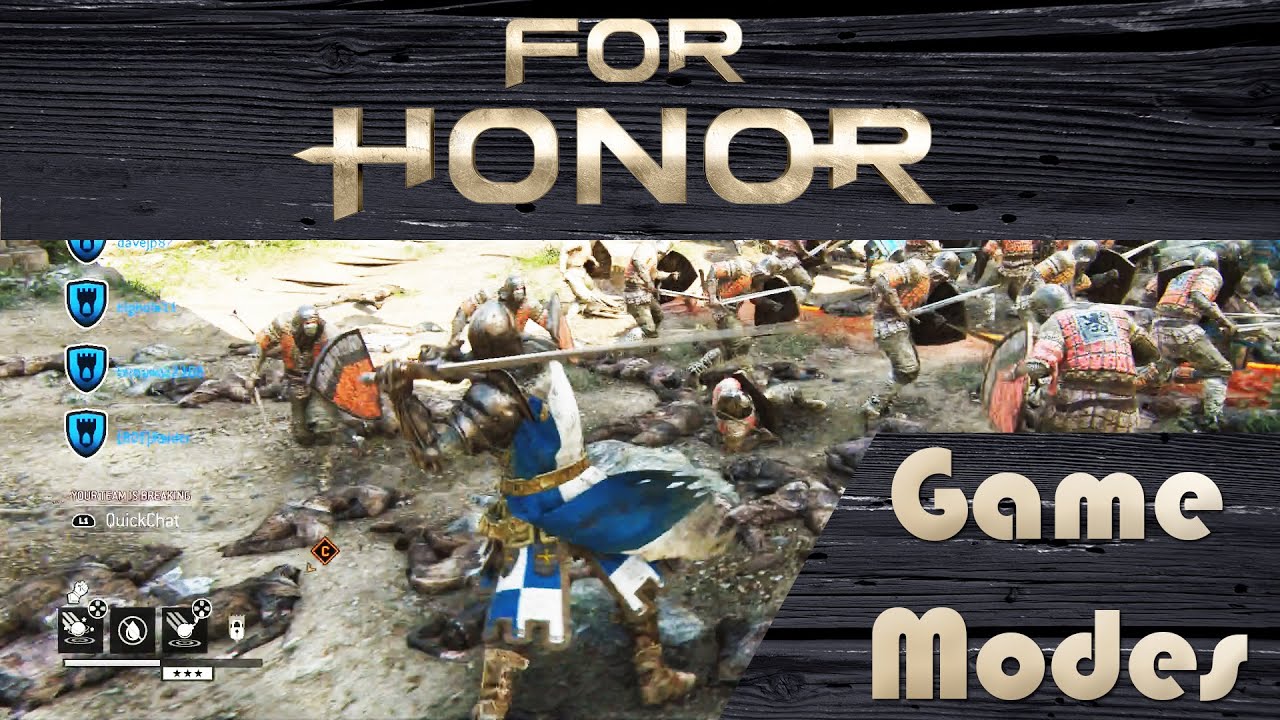 For Honor - How the Game Modes Work Gameplay