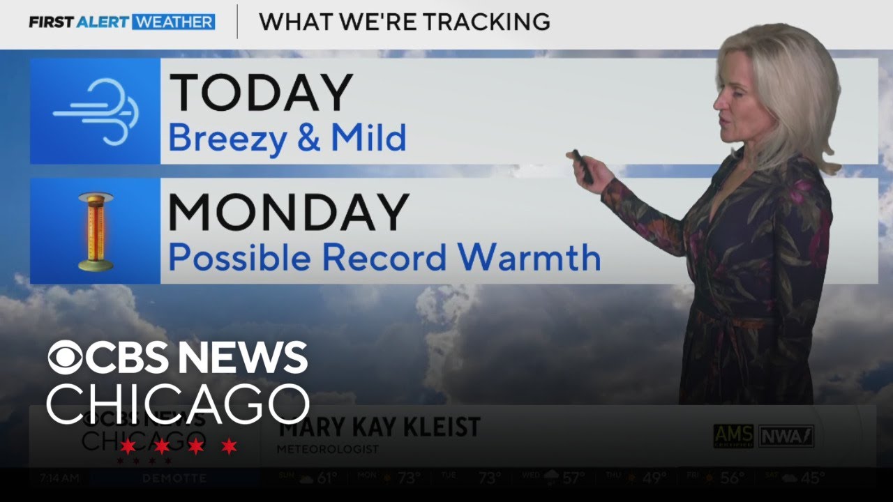 Breezy and mild on Sunday in Chicago