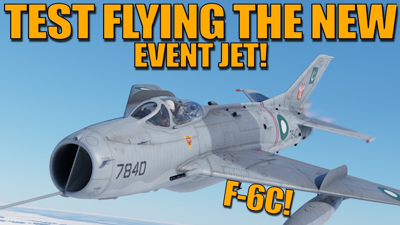 TESTING the NEW F-6C EVENT JET! WEIRDEST belly CFT! AIM-9P at 9.3? - War Thunder