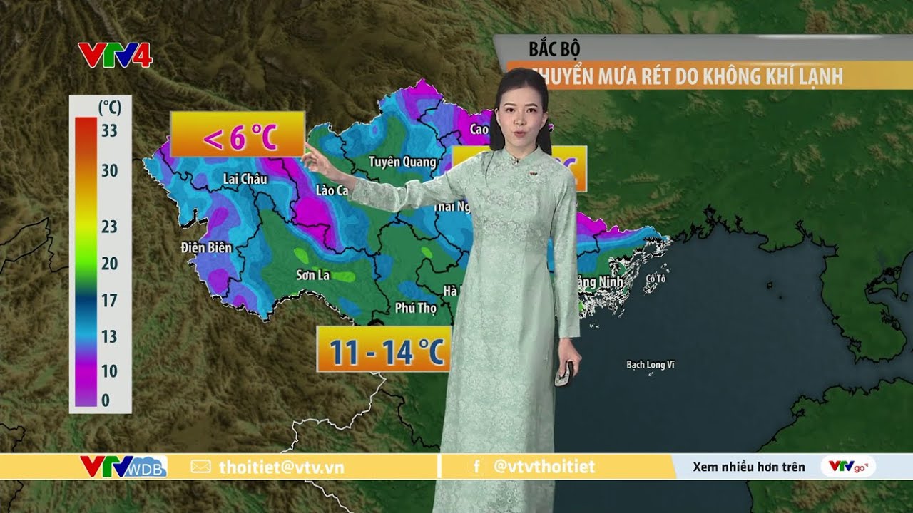 Dự báo thời tiết du lịch 3 ngày tới từ ngày 21 đến ngày 23/01/2026 | VTVWDB