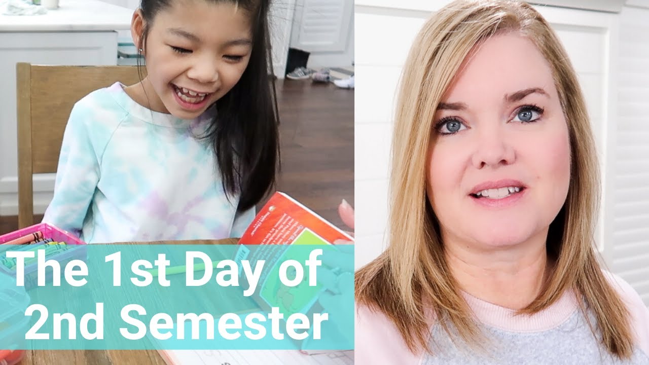First Day of 2nd Semester | Day in the Life of a Homeschool Mom | Mom Life