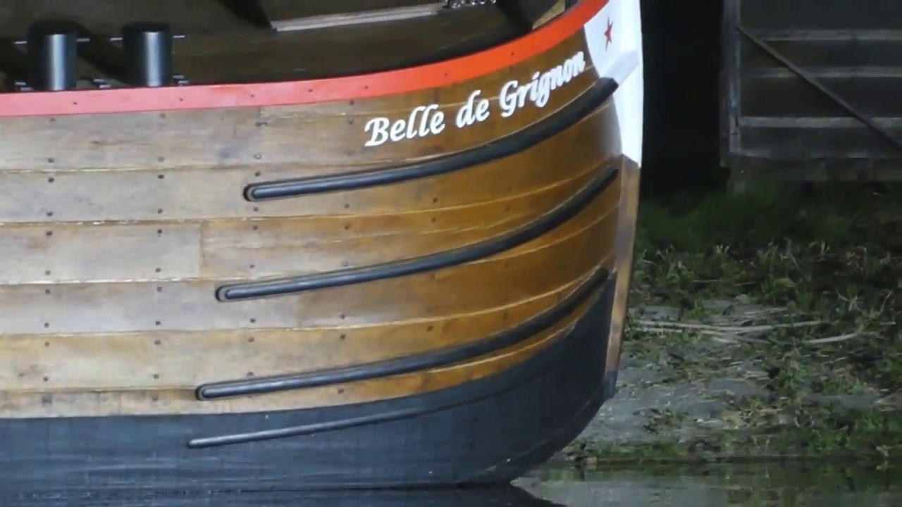 Mise a l'eau de la BELLE de GRIGNON(version longue)