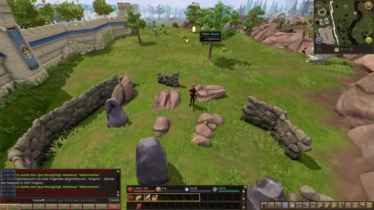 Let's Play Runescape Hardcore Ironman #05 Erzrivalen Quest