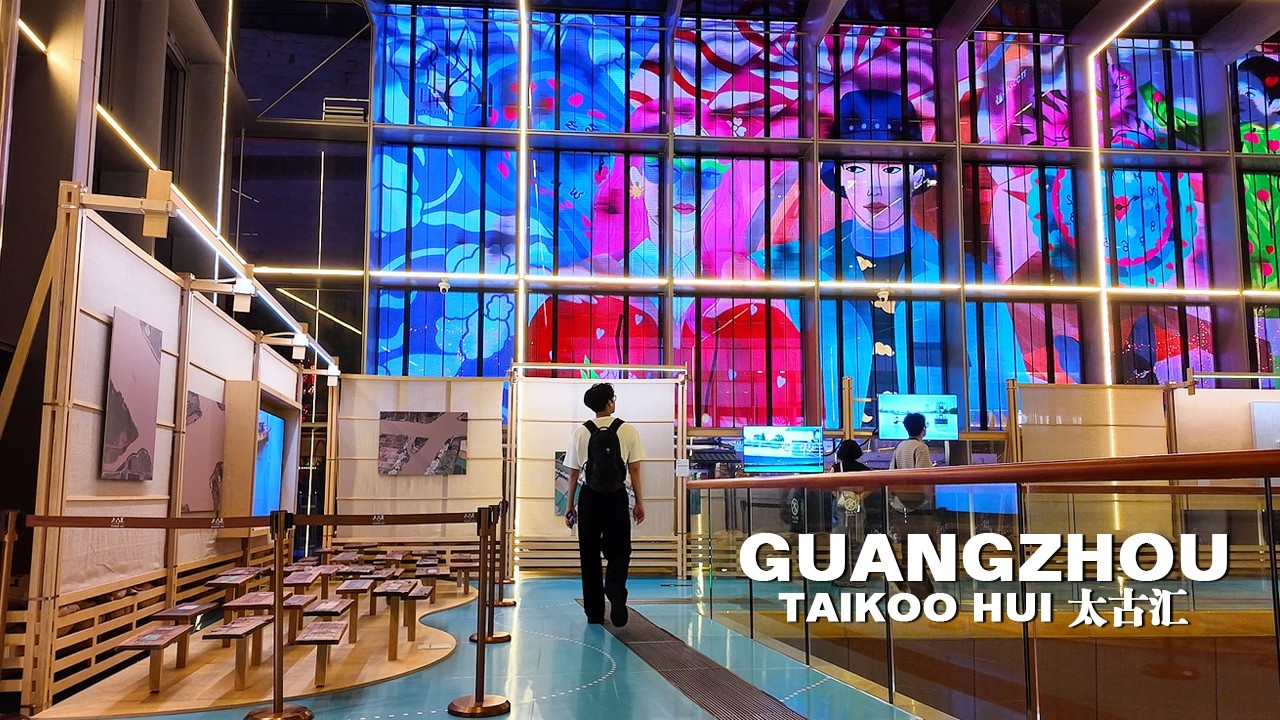 A Stunning Night Walk Inside Guangzhou's Luxury Mall | Taikoo Hui China | Travel Vlog