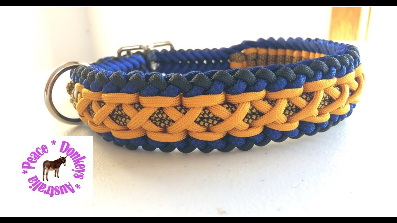 Модифицированный ошейник Sanctified Criss Cross — регулируемый паракорд для собак