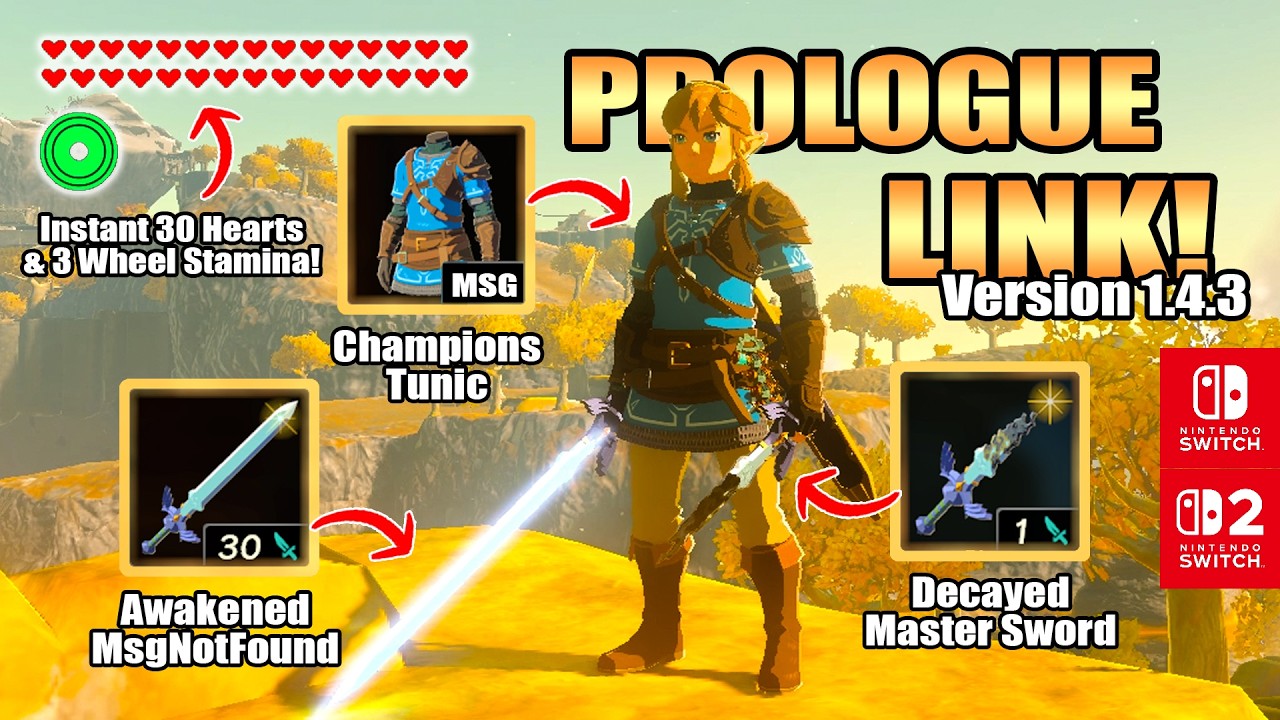 NEW! How to Obtain the PROLOGUE LINK Permanently in Version 1.4.3 | Tears of the Kingdom