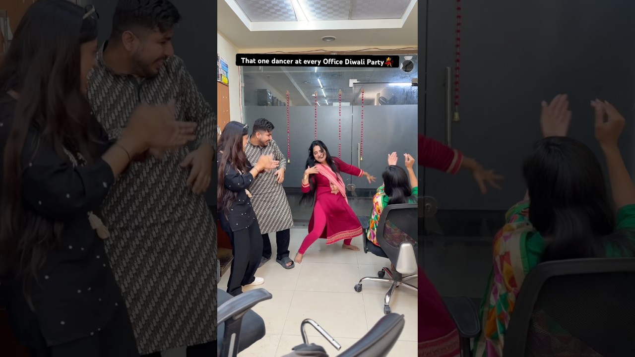 Tag kar do dancer ko💃 #comedy #office #diwali #funny #party #dance #relatable #officeparty #games