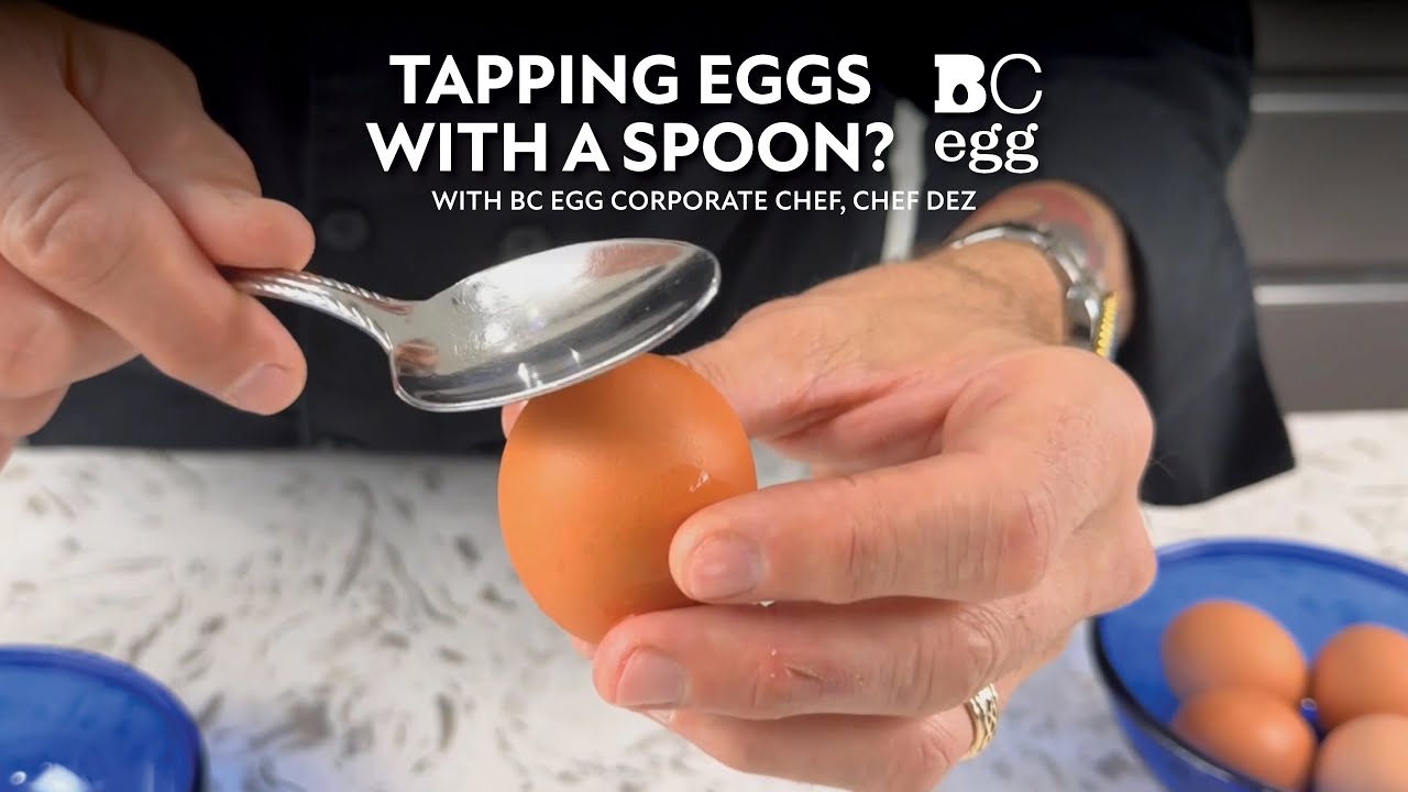 Tapping an Egg with a Spoon with Chef Dez