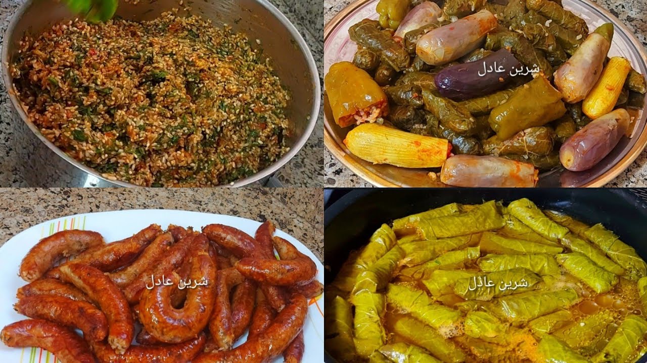 خلطة المحشي الخطيرة تنفع لكل انواع المحاشى والممبار وسر اللون واللمعة