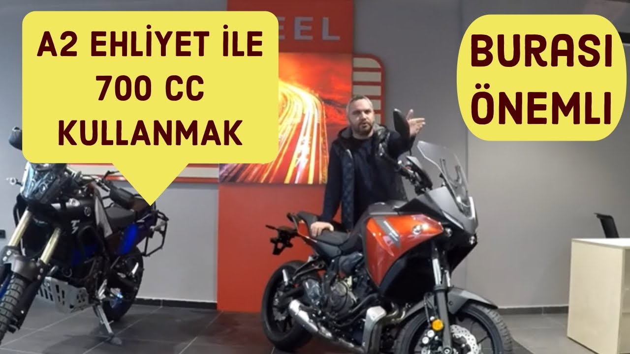 A2 EHLİYET İLE 700 CC Kullanmak. 35 KW 2020 Yamaha TRACER 700.