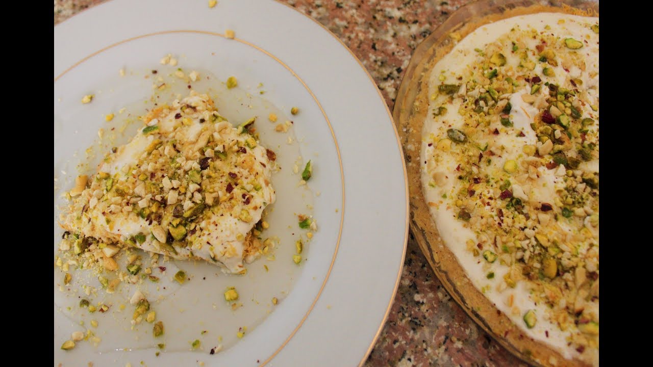 Osmaliyah sweet recipe from knafeh dough   تحضير حلو العثملية من بقايا الكنافة
