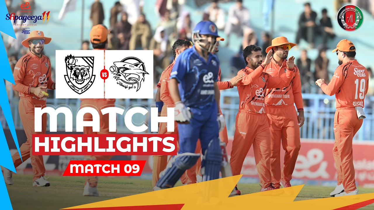 Full Match Highlights | Speenghar Tigers vs Amo Sharks | M 9 | Shpageeza Cricket League T20 | 301T