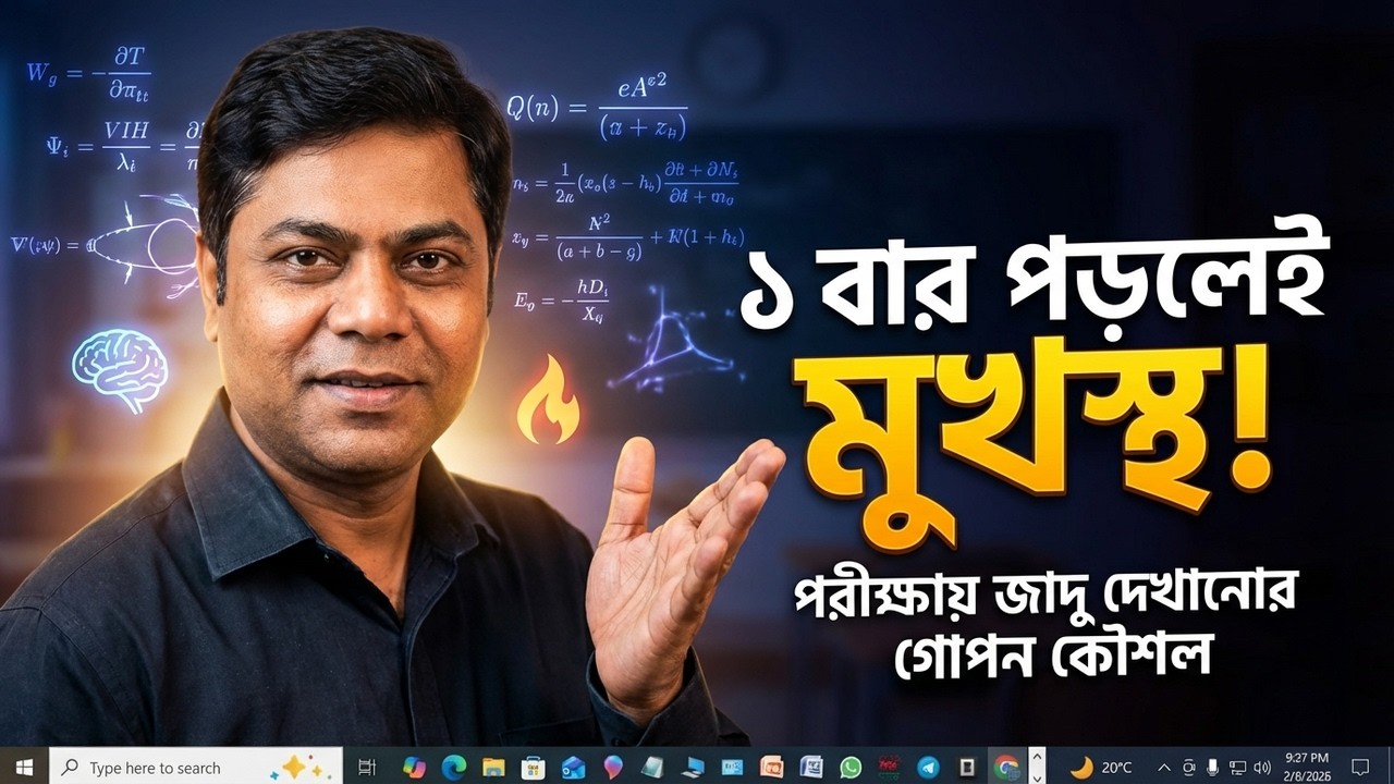সব তথ্য দ্রুত মুখস্থ করার ম্যাজিক পদ্ধতি! DO NOT MISS THE SECRET ⚠️