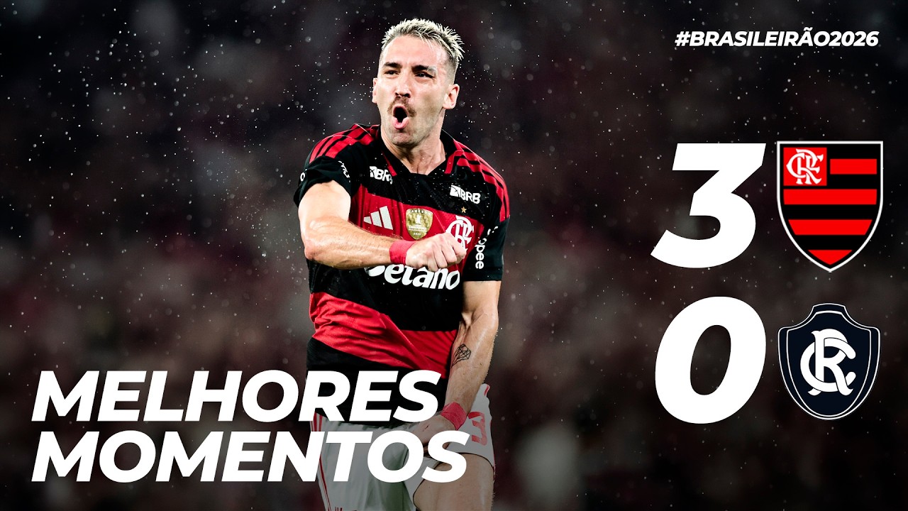 FLAMENGO 3 X 0 REMO | MELHORES MOMENTOS | BRASILEIRÃO (19/03/26)
