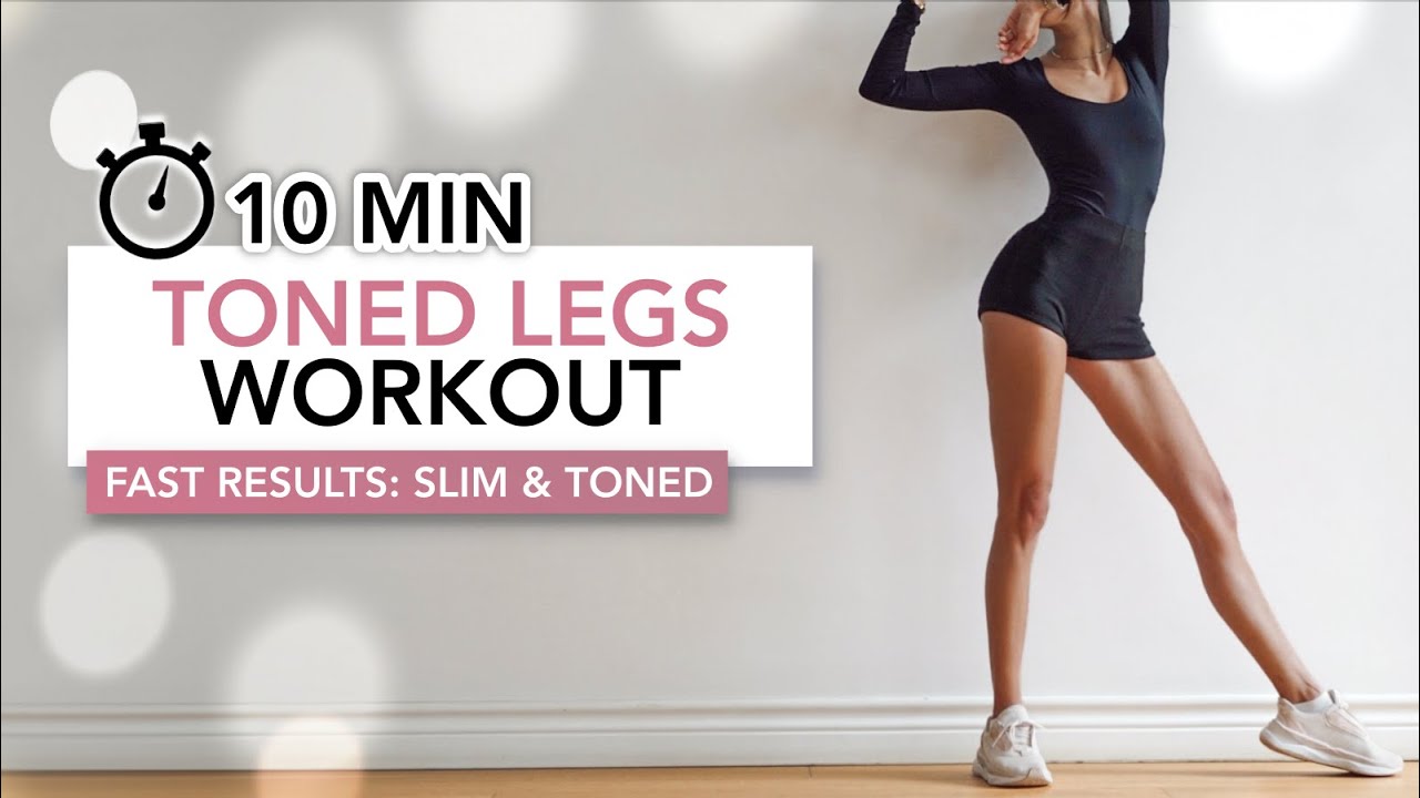 10 MIN TONED LEGS WORKOUT | Упражнения для стройных и подтянутых ног | Eylem Abaci