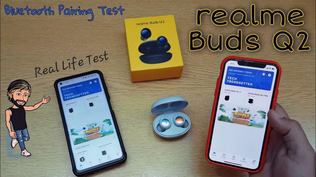 realme Buds Q 2  - Bluetooth Pairing Test (Hindi)
