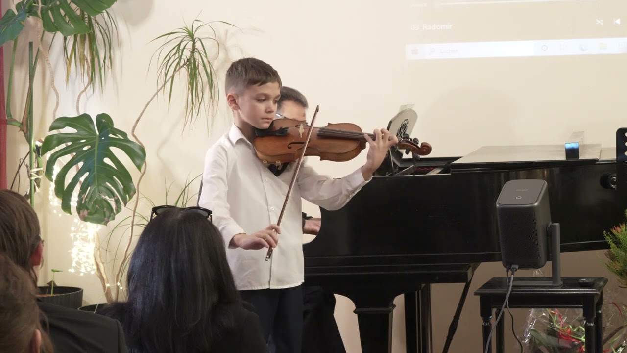 Ch. Dancla Variationen des Themas von Pachini / Radomir Klimenko aus Musikschule Kolesnikov