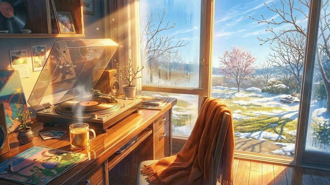 Early Spring Morning ☀️ Warm Lo-Fi & City Ambience | Vinyl Haze