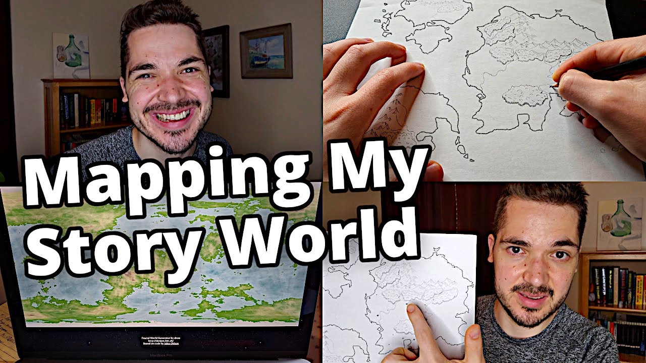 Drawing a fantasy map (for the first time!) | Novel prep
