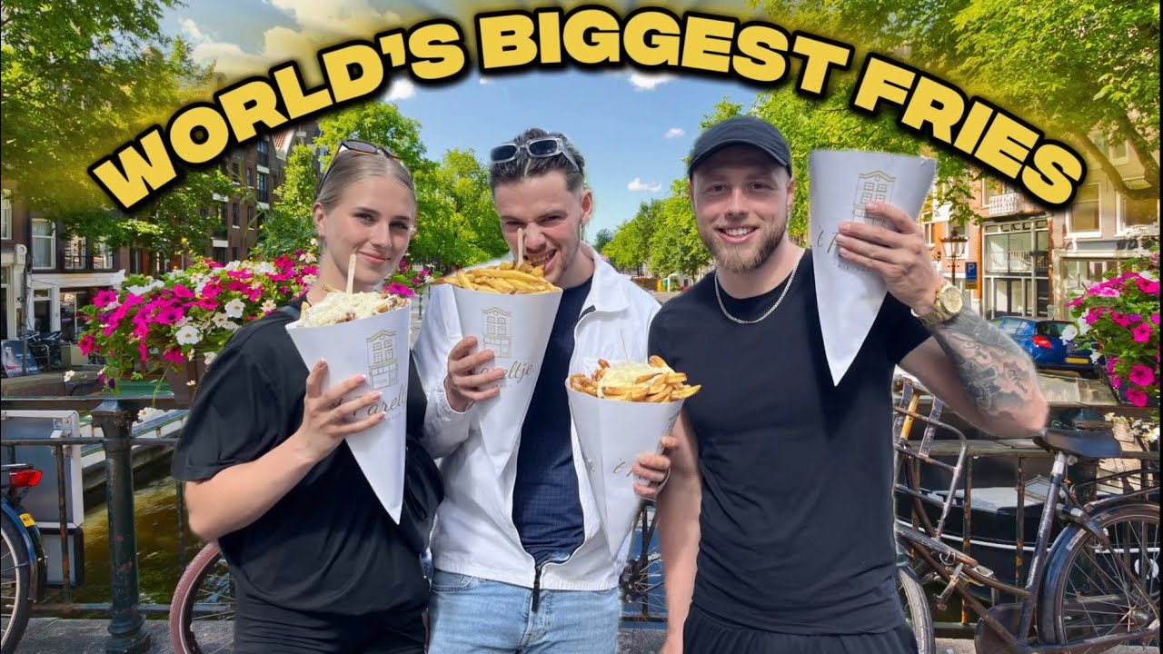 GROOTSTE ZAK PATAT TER WERELD ETEN