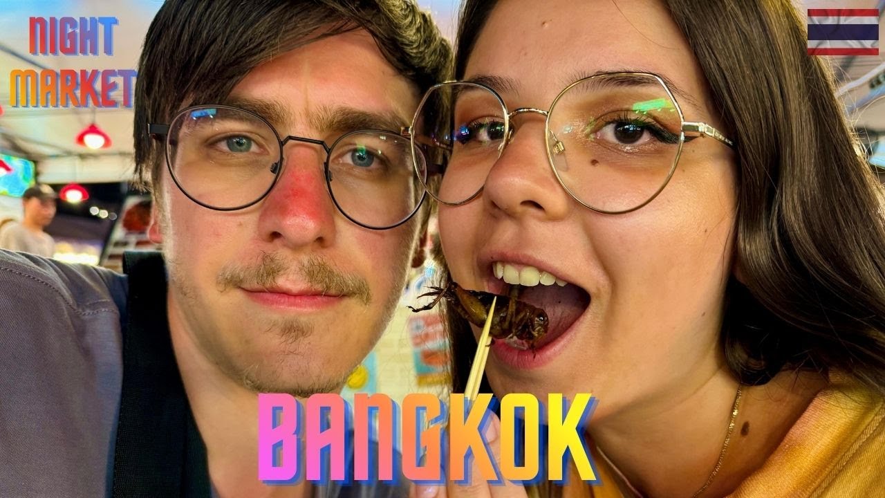 L-am convins pe Marius să mănânce GÂNDACI în Bangkok 😳🪳 | Japanese BBQ (Yakiniku) & Market uriaș