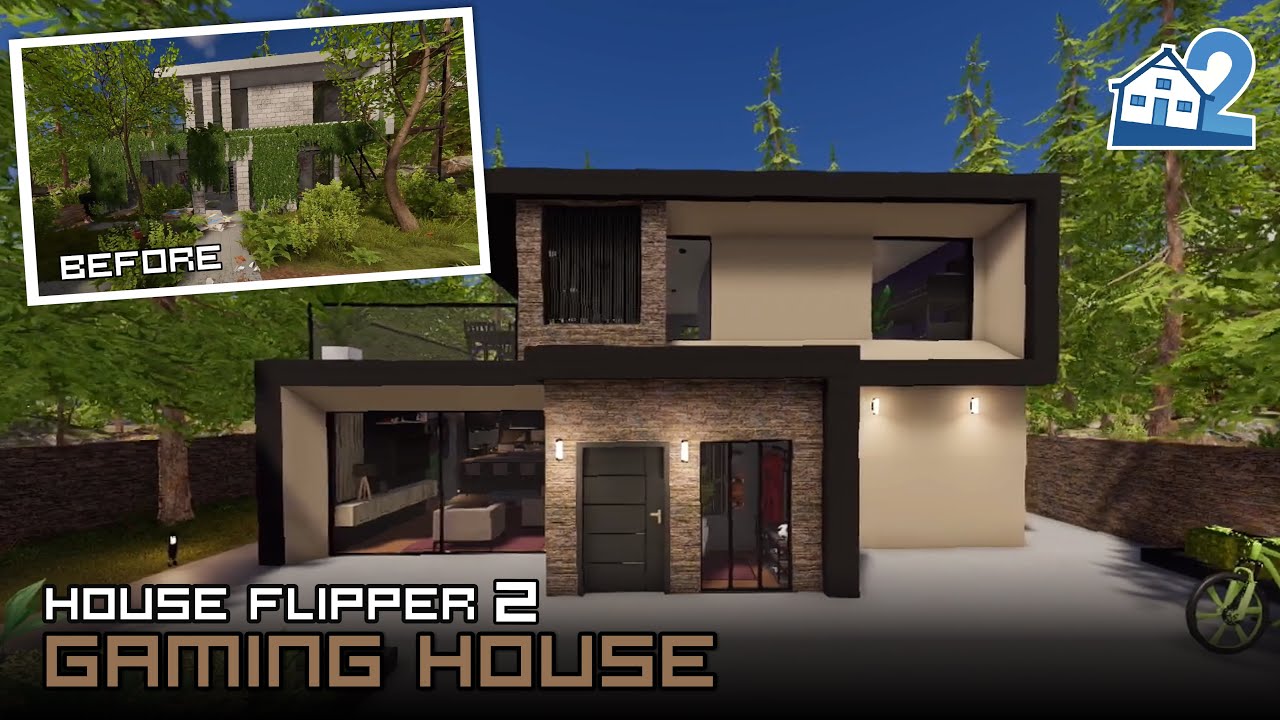 Gaming House | In Harmony With Nature Renovation | House Flipper 2 | Speed Gameplay