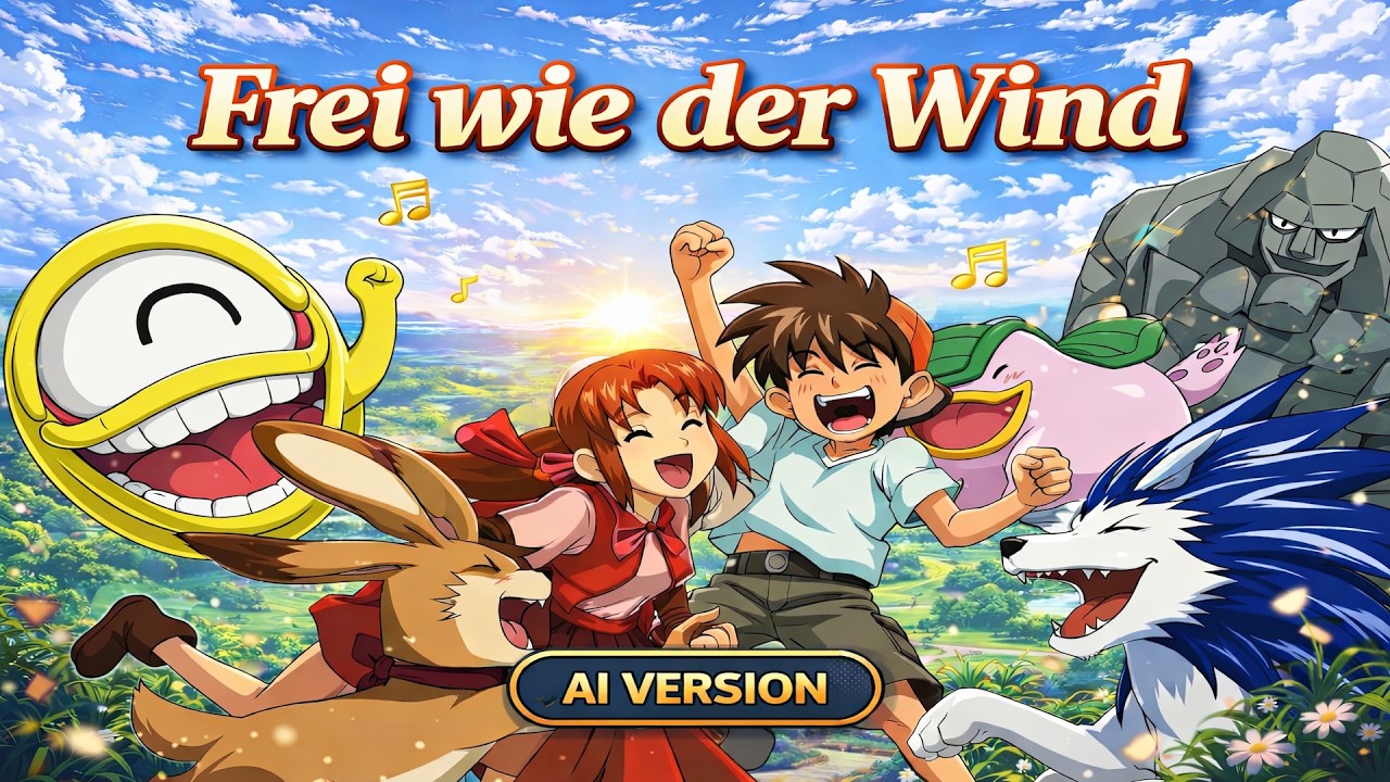 Monster Ranger - Frei wie der Wind (Kaze Ga Soyogu)【Deutsche AI Version】