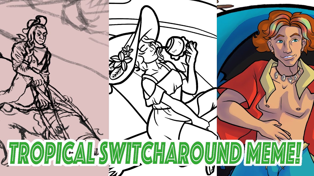 Switcharound Meme With Cranky and Ink!