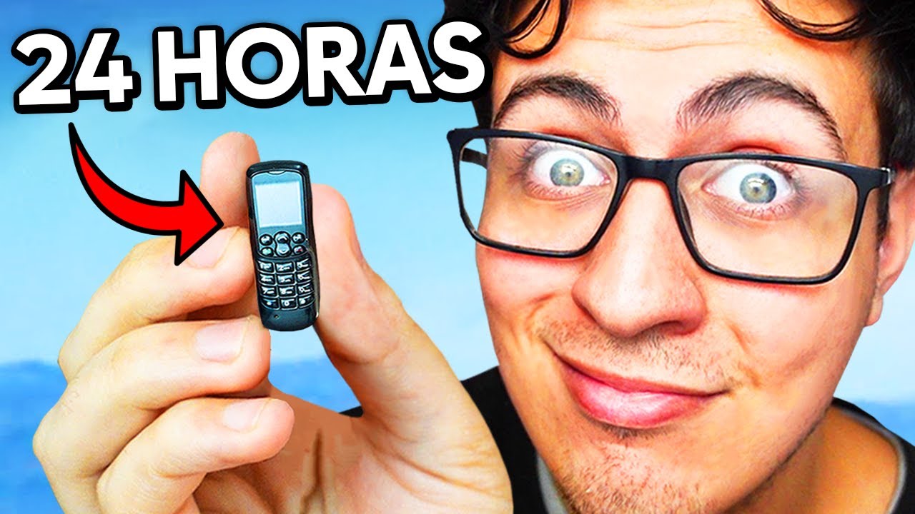 24 Horas usando el Celular m&aacute;s Peque&ntilde;o del Mundo