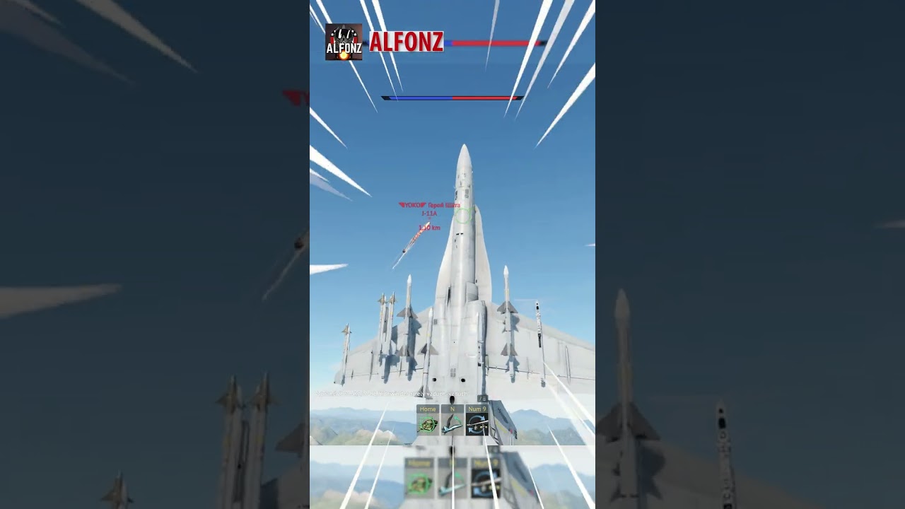 POV: Stretne&scaron; Suchoja SU-27 #warthunder #warthundergameplay #alfonz