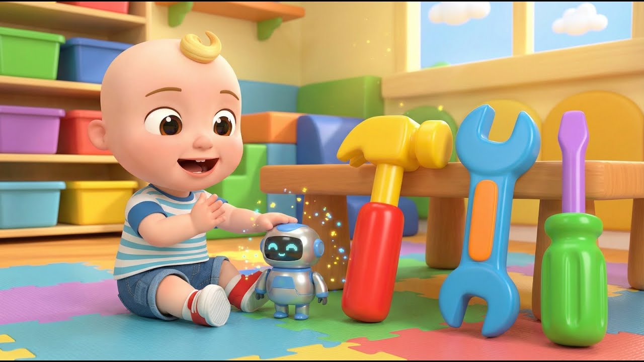 JJ Fixes Toys – Tap Tap Fun | Nursery Rhyme & Kids Song