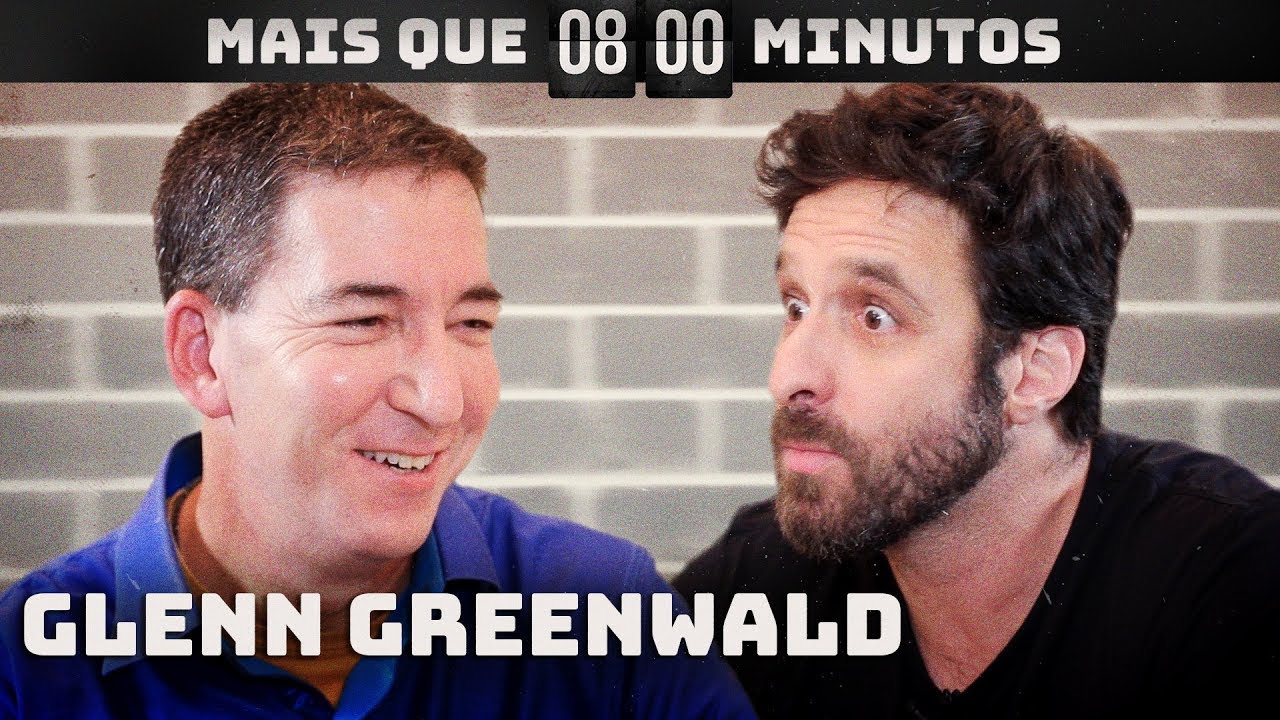Rafinha Bastos bate boca com Glenn Greenwald | Mais Que 8 Minutos