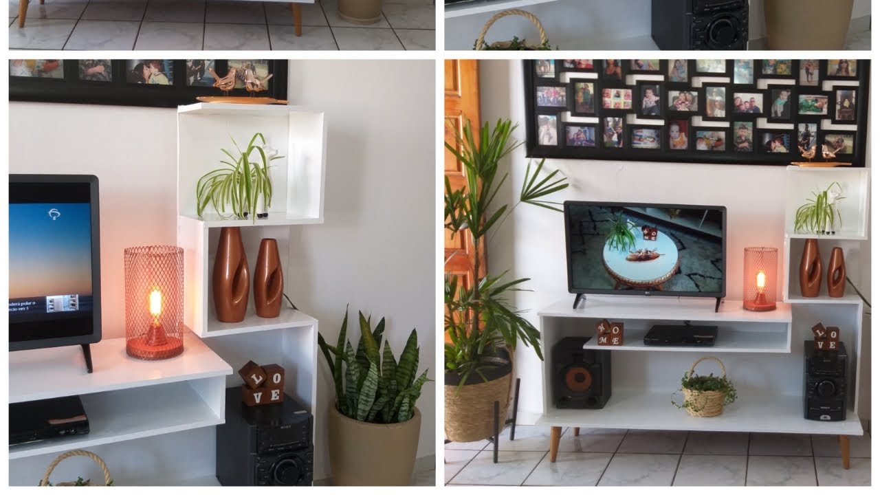 Faça seu próprio rack para tv com portas de guarda roupas|mais um faça você mesmo|sandra batista