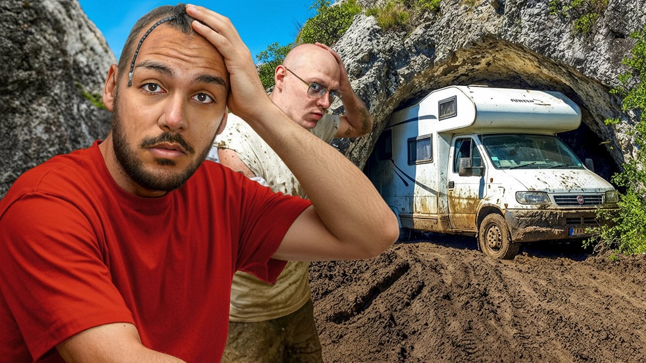 UTKNĘLIŚMY KAMPEREM w JASKINI!
