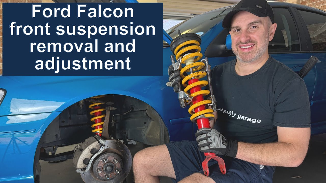 Снятие передней подвески Ford Falcon BF и регулировка амортизаторов