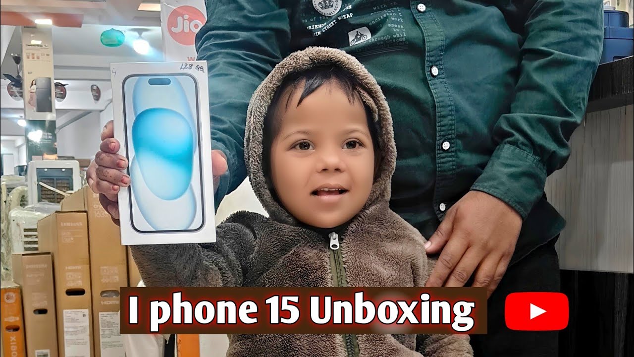  I phone 15 Blue Unboxing | Made In India | New Seal 👨🏼‍💻#iphon15 