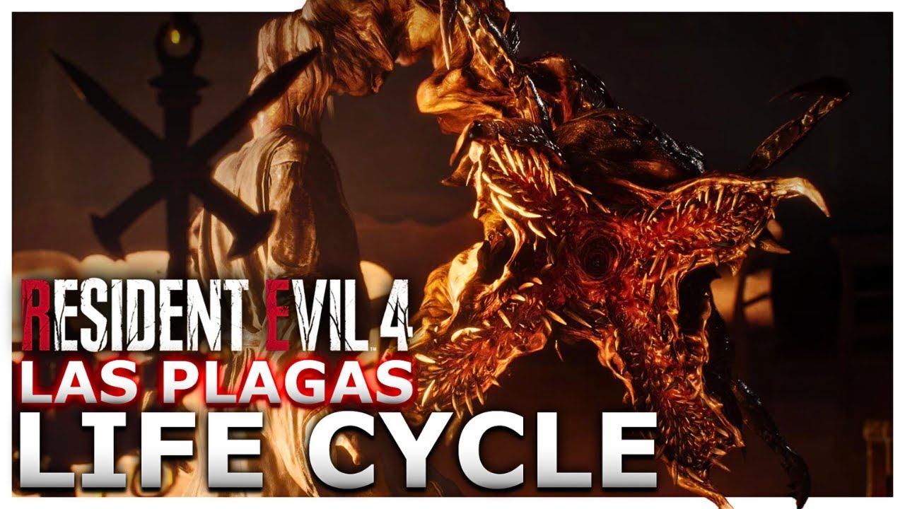 The SPINE LATCHING Las Plagas Life Cycle Explained | RE4 Remake Lore