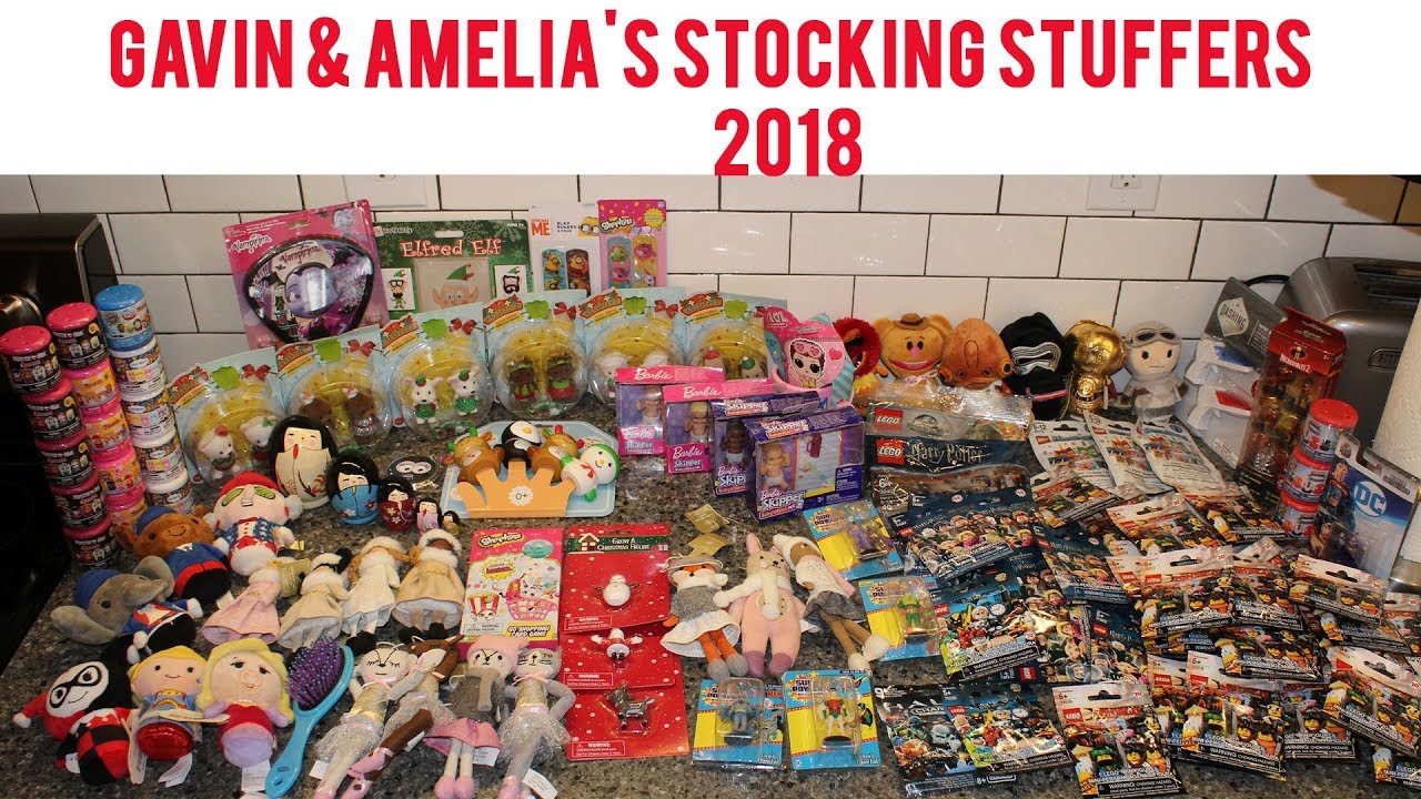 Gavin (5-Year-Old) & Amelia’s (3-Year-Old) Christmas Stocking Stuffers 2018