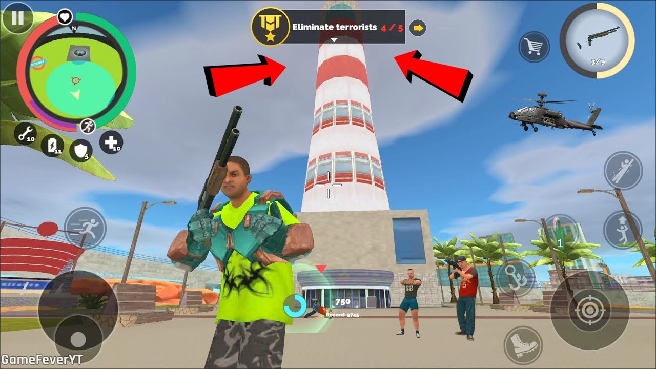 Vegas Crime Simulator 2 (Revange Fight in Tall Castle) All Mission Complete - Android Gameplay HD