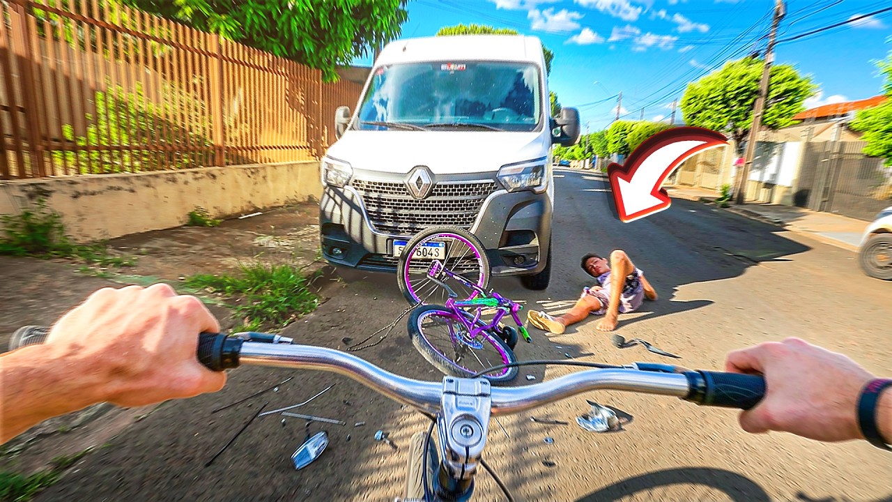 O Líder Da ODK Sofreu um Acid3nt3 Feio Com a Minha Gios Coringa! Perdi Minha Bike Nova...
