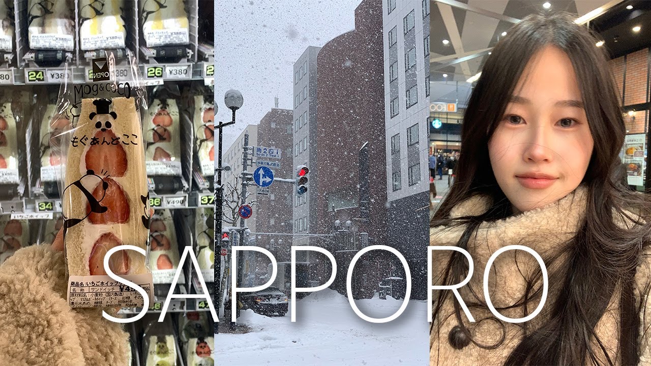 3박 4일 삿포로 즉흥여행 vlog❄️ | 삿포로 또간집 | 감튀 뽑다가 1000엔 탕진🤯 | 딸기천국 홋카이도🍓