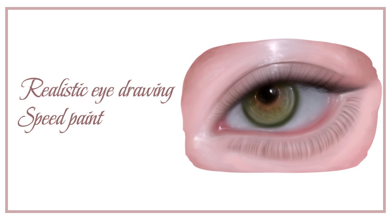 Realistic eye drawing speed paint tutorial (procreate!)