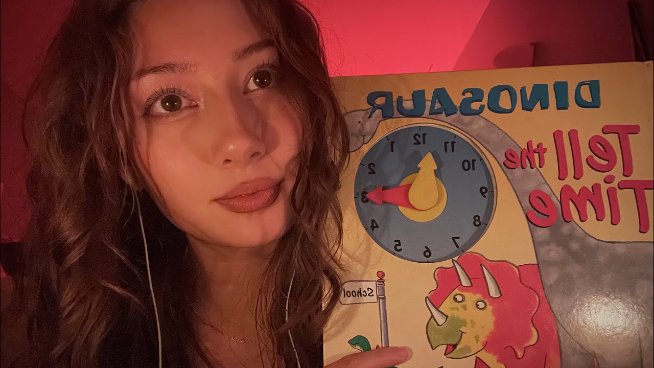 ASMR reading you a bedtime story (whispers, page turning, tapping)