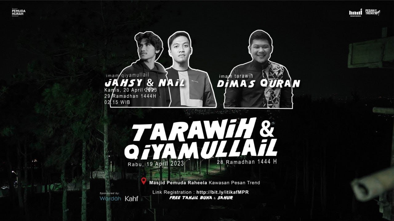 MASJID PEMUDA RAHEELA QIYAMULLAIL MALAM 29 RAMADHAN - MUHAMMAD NAIL & JAHSY